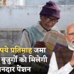 New Pension Scheme : हर महीने 45 रुपए जमा करने पर 60 साल के बुजर्गो को मिलेगा इतनी पेंशन का फायदा